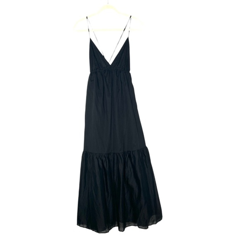 FAITHFULL THE BRAND
Wilonna tiered cotton-voile midi dress in black 10